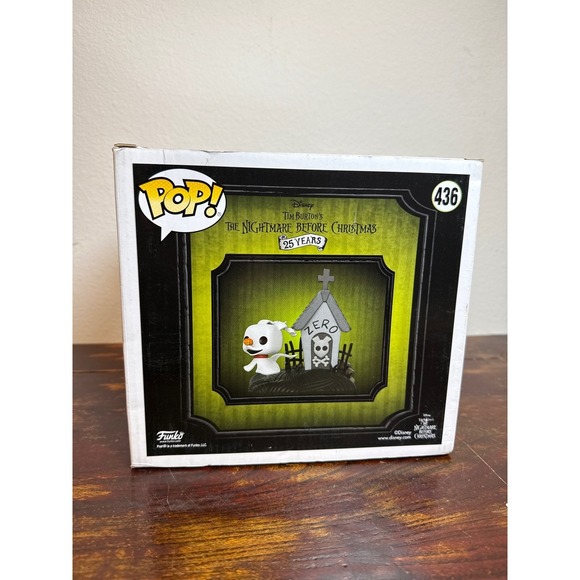 Funko Pop! The Nightmare Before Christmas #436 Zero In Doghouse GITD Chase - Picture 3 of 6